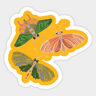 Colorful butterflies Sticker